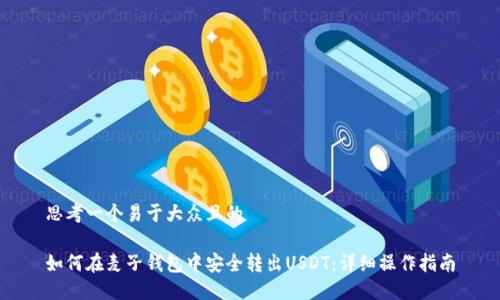 思考一个易于大众且的

如何在麦子钱包中安全转出USDT：详细操作指南